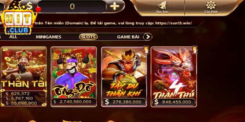 Tổng quát về 4 Thần Thú HitClub