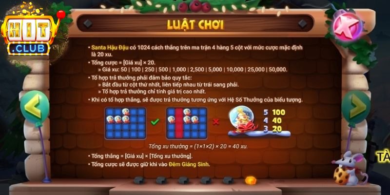 Santan Hậu Đậu Hitclub - Săn Quà Giáng Sinh Cực Chất 3 Santan Hậu Đậu Hitclub với nhiều biểu tượng đậm phong cách lễ hội